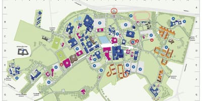 Δουβλίνο high school campus χάρτης