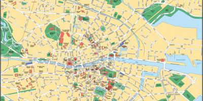 Χάρτης της πόλης του Δουβλίνου